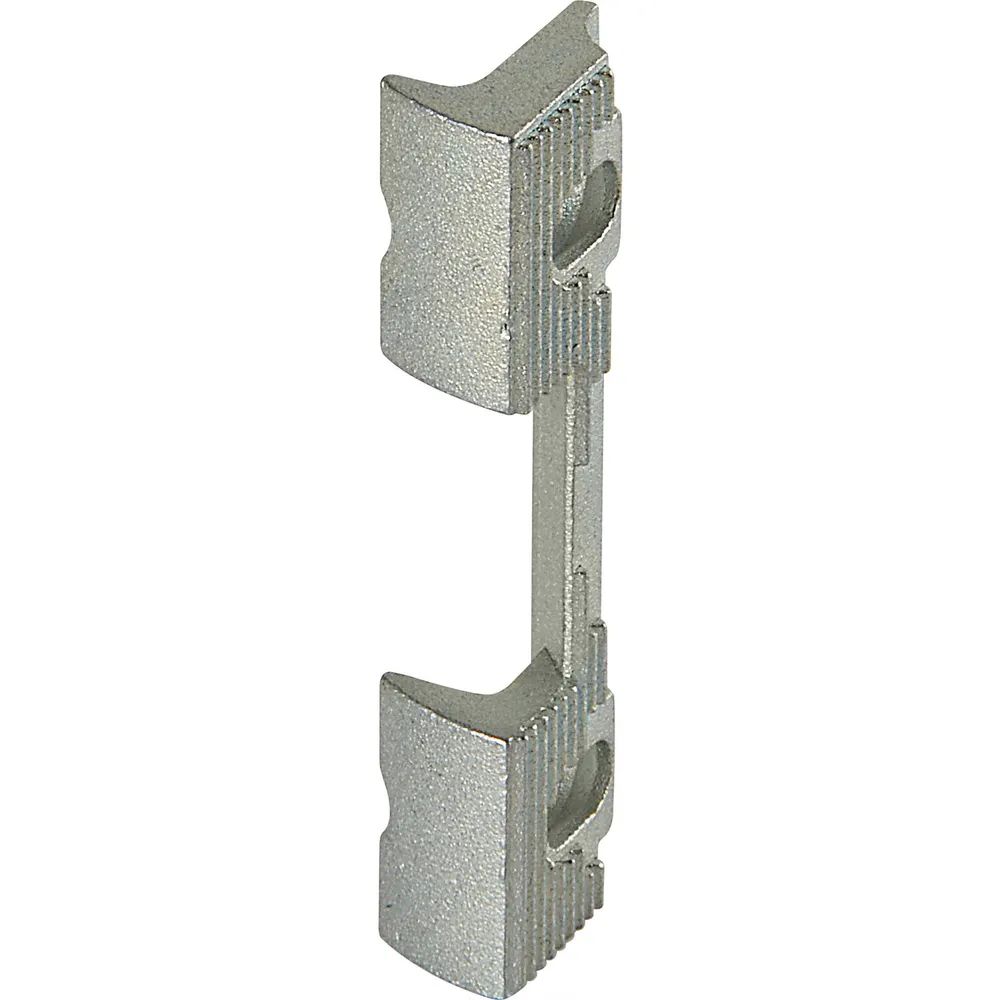 EffEff Aufschraubstück Serie 118 FaFix, 45 x 13,4 x 7,9 mm, Stahl verzinkt