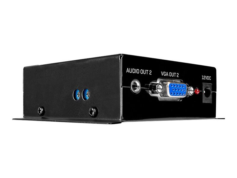 Lindy Cat.6 2 Port VGA Receiver - Erweiterung für Video/Audio