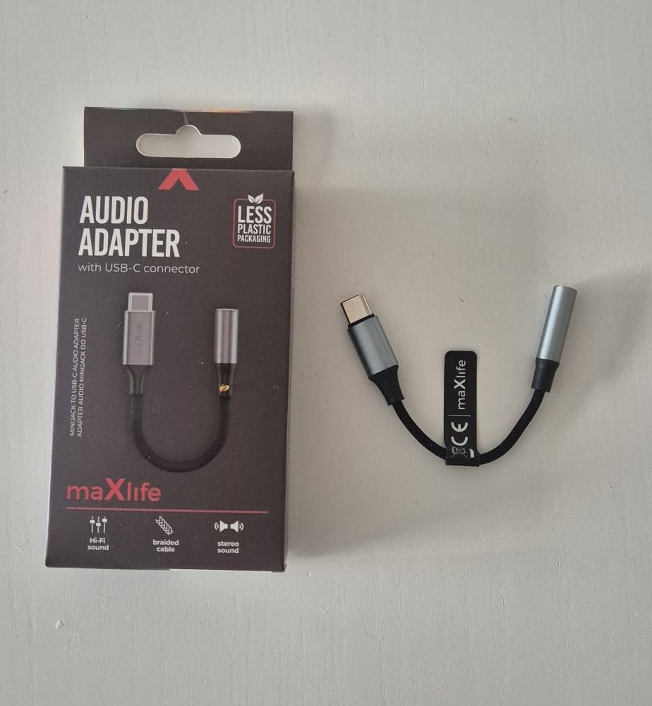 MAXLIFE Adapter jack 3,5mm auf USB-C