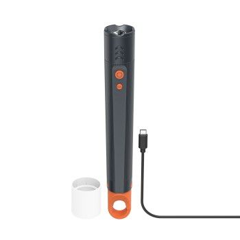 Hama LED-Taschenlampe "FLX1200-C", aufladbar, stoßfest, Alu, 4 Modi + SOS, Zoom