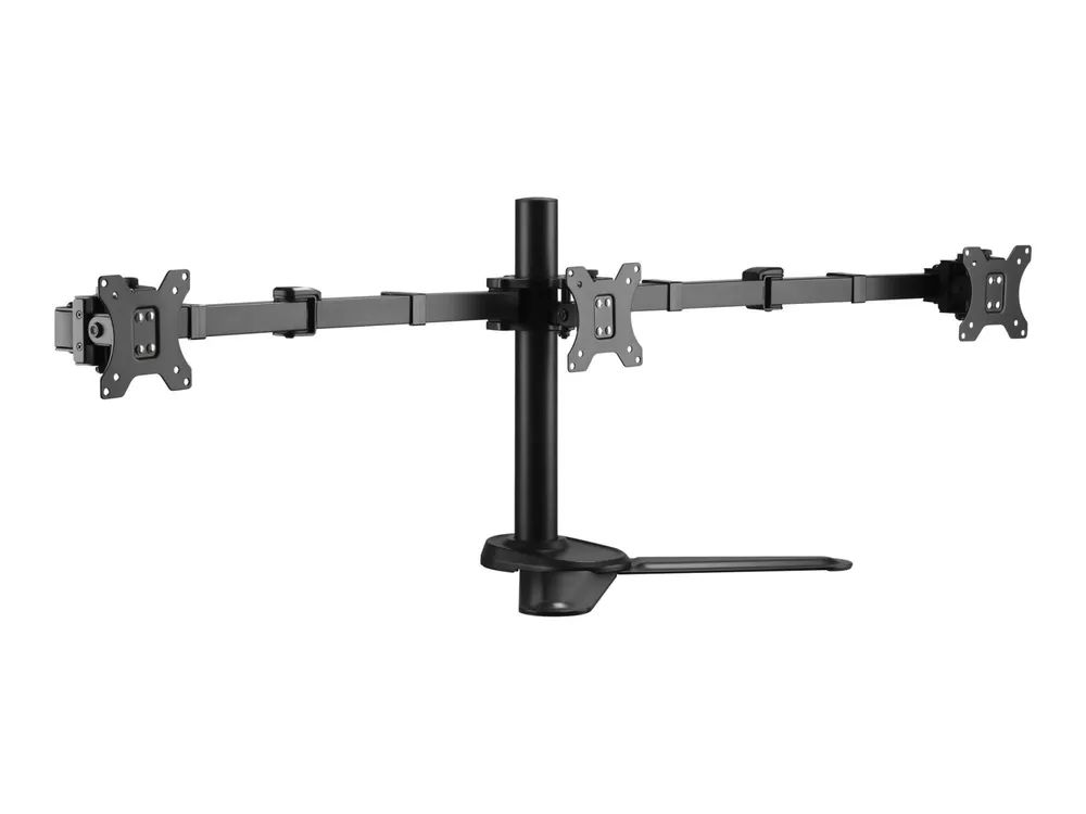 Equip Pro - Aufstellung - neigbar - für 3 LCD-Anzeigen - Schwarz - Bildschirmgröße: 43.2-68.6 cm (17"-27")