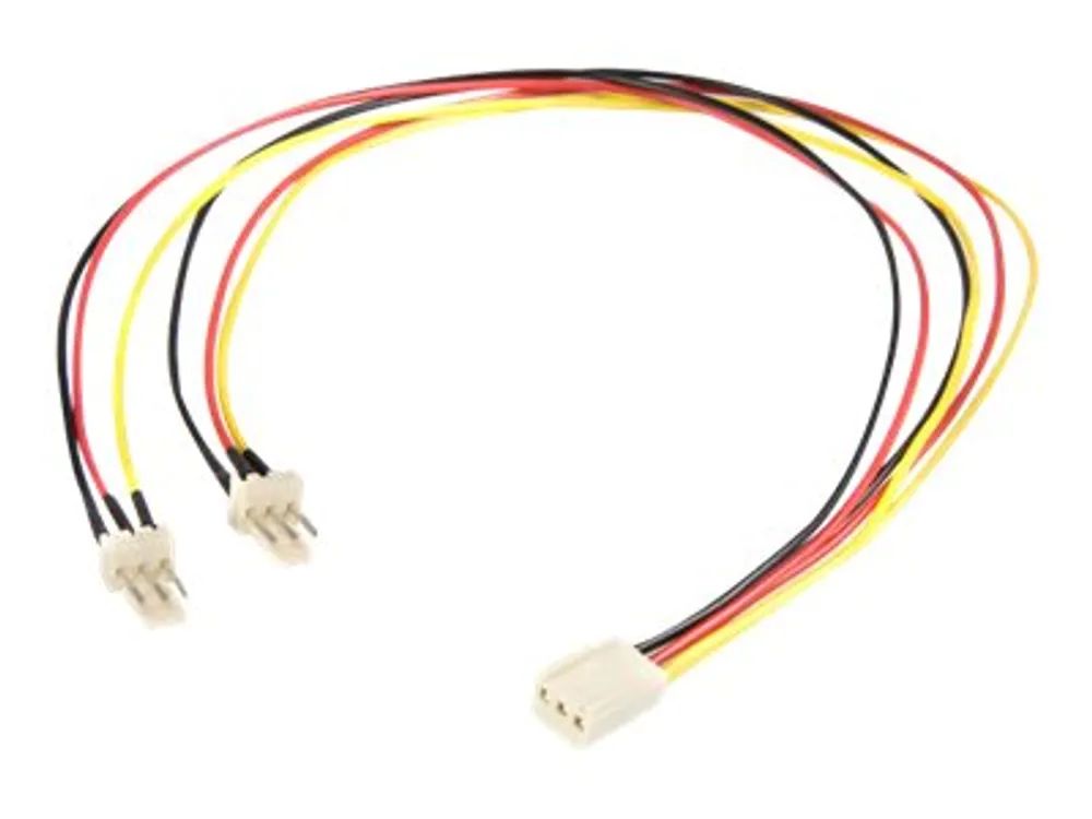 StarTech.com 30cm TX3 Lüfter Splitter Kabel - 3 pin Lüfter Stromkabel - Netzsplitter für Lüfter - 3 PIN Internal Power (W)