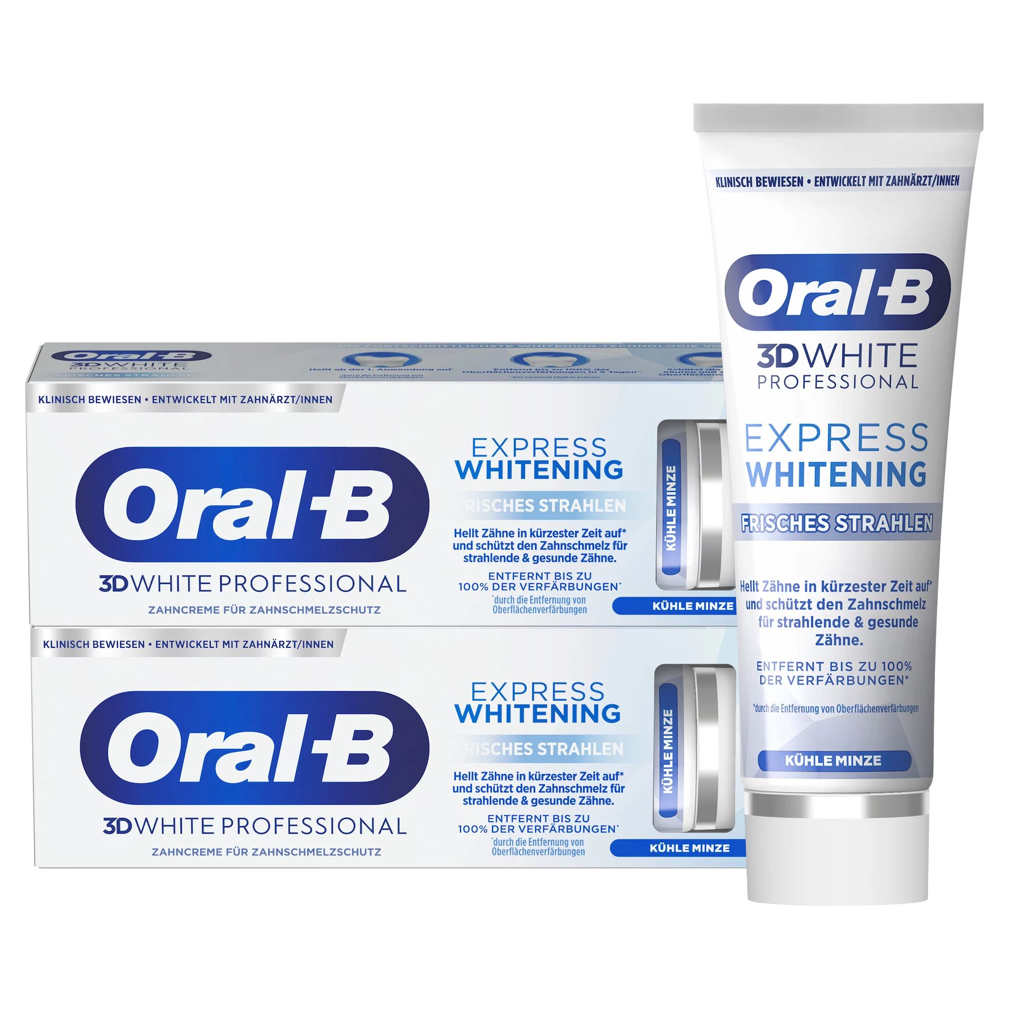 Oral-B 3D White Express Frisches Strahlen 2x75ml