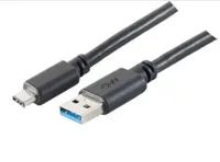 ShiverPeaks 77141-1.8 - 1,8 m - USB C - USB A - USB 3.2 Gen 1 (3.1 Gen 1) - 5 Gbit/s - Schwarz