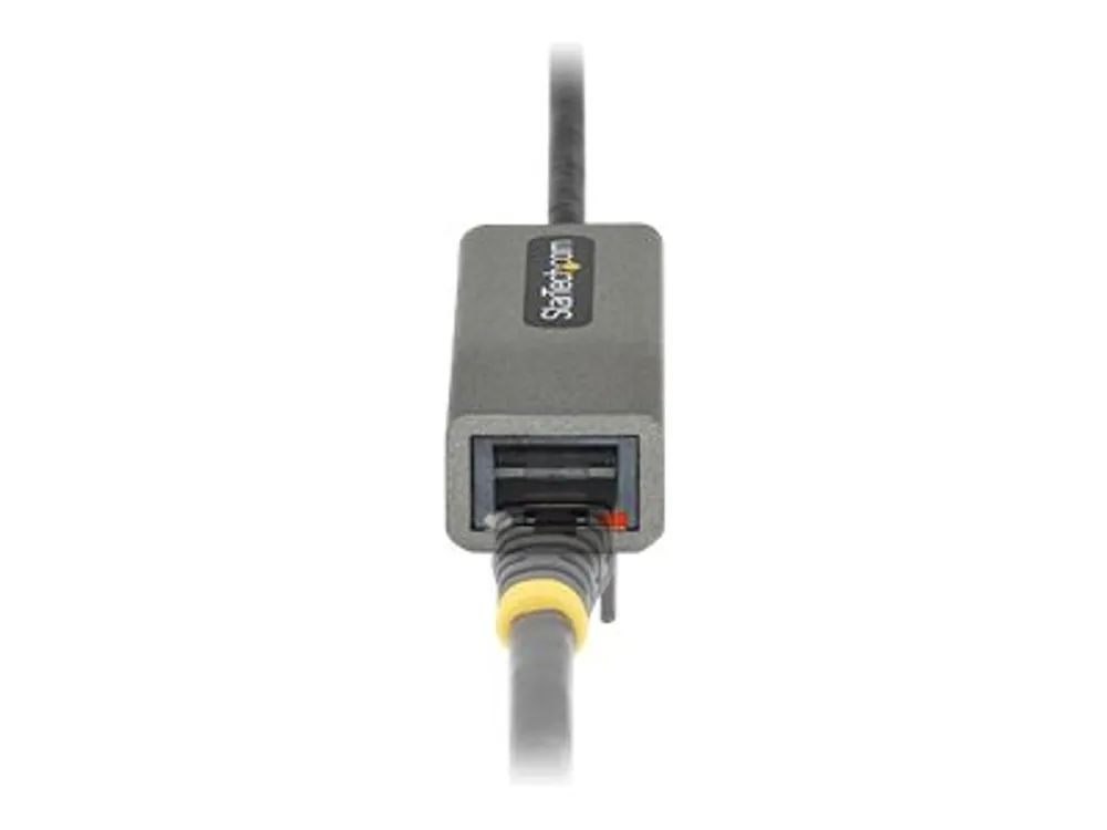 StarTech.com USB 3.0 Gigabit Ethernet Adapter, USB 3.0 zu 10/100/1000 Netzwerkadapter für Laptops, 30cm angeschlossenes Kabel, USB zu RJ45/LAN Adapter, NIC Adapter, Win, MacOS und Chrome (USB31000S2)