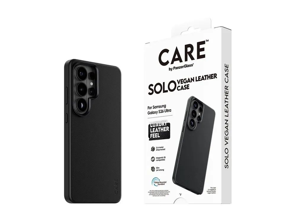 PanzerGlass CARE by PanzerGlass Solo - Hintere Abdeckung für Mobiltelefon - Qi - Polyurethan (PU)