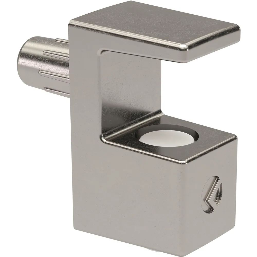 ITALIANA FERRAMENTA Glasbodenträger GRACE zum Stecken Glas 5-6 mm, vernickelt