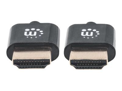 Manhattan HDMI Cable with Ethernet (Ultra Thin), 4K@60Hz (Premium High Speed)