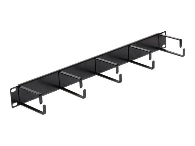 Delock Kabelmanagement - Jet Black, RAL 9005 - 1U - 48.3 cm (19")