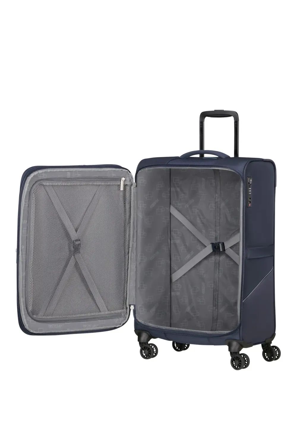 AMERICAN TOURISTER SUMMERRIDE SPINNER M EXP TSA, NAVY