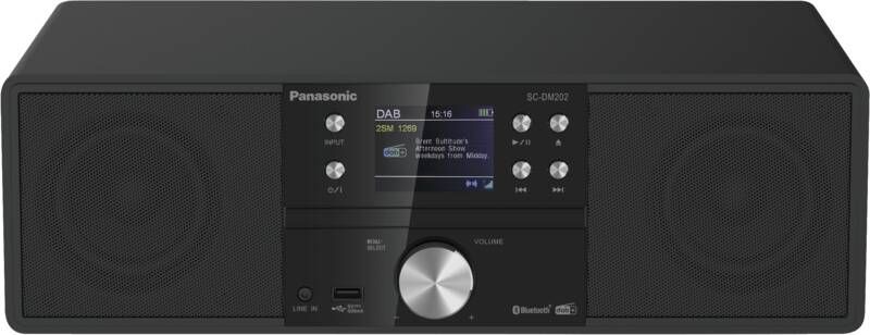 Panasonic Kompaktanlage SC-DM202EG-K