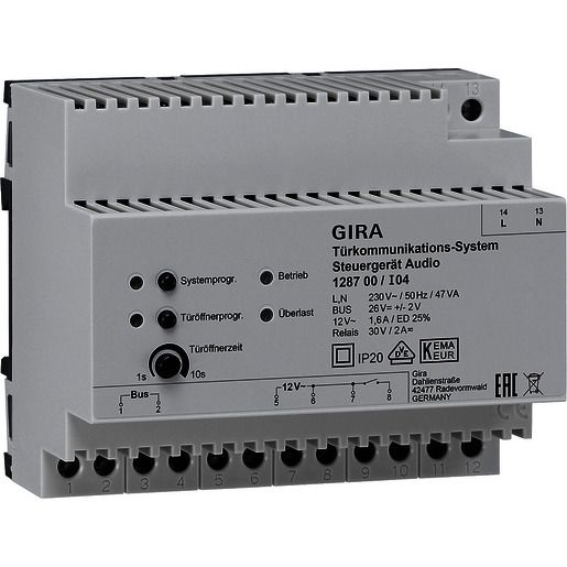 Gira STEUERGERÄT AUDIO / GIRA 1287 00 128700