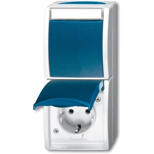 Busch-Jaeger AP KOMB.SCHUKO/WECHSEL / BUSCH 2601/6/20 EW-53 2CKA001684A0316