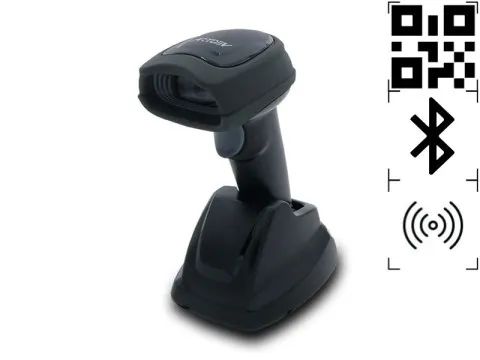 ARTDEV Kasse Barcodescanner AS-3310 - High-End Kabelloser 2D-Barcodescanner Bluetooth - Barcode-Scanner