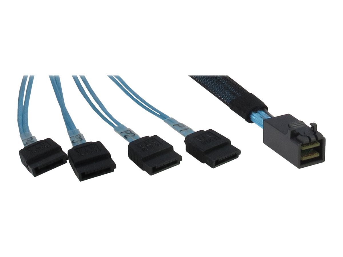 Inter-Tech SATA- / SAS-Kabel - SAS 12Gbit/s - 4x Mini SAS HD (SFF-8643)