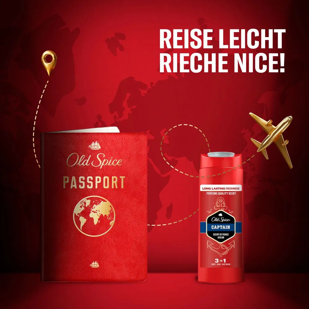 Old Spice 3-in-1 Duschgel Captain