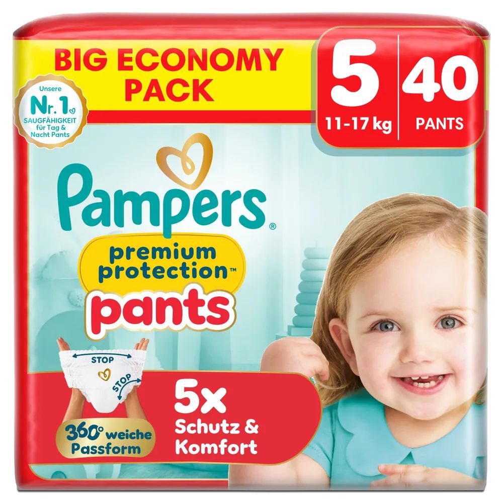 Pampers Premium Protection Pants Gr.5 Junior 11-17kg Big 