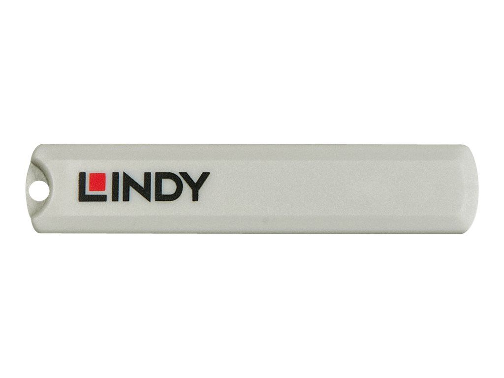 Lindy Schloss für USB-C-Port - Blau