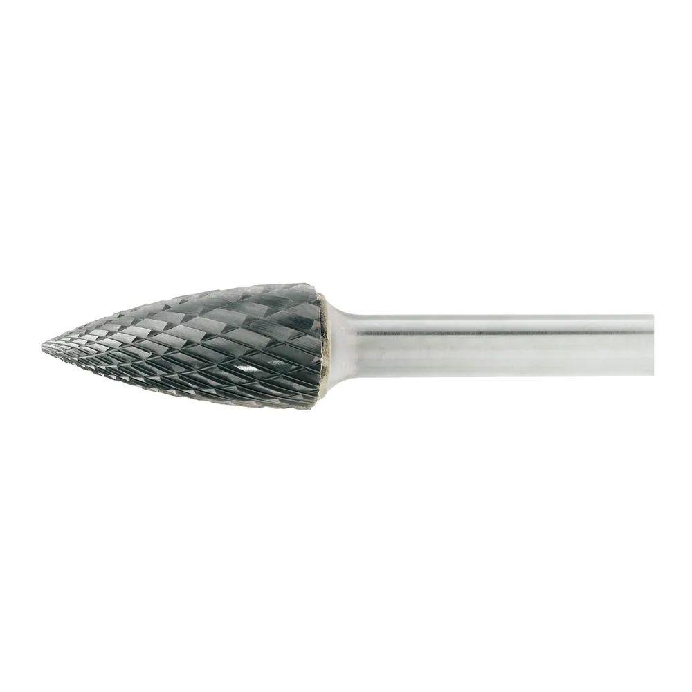 LUKAS HM-Frässtift Form G Spitzbogen Kopf ø 12 mm Länge 25 mm Zahnung 7