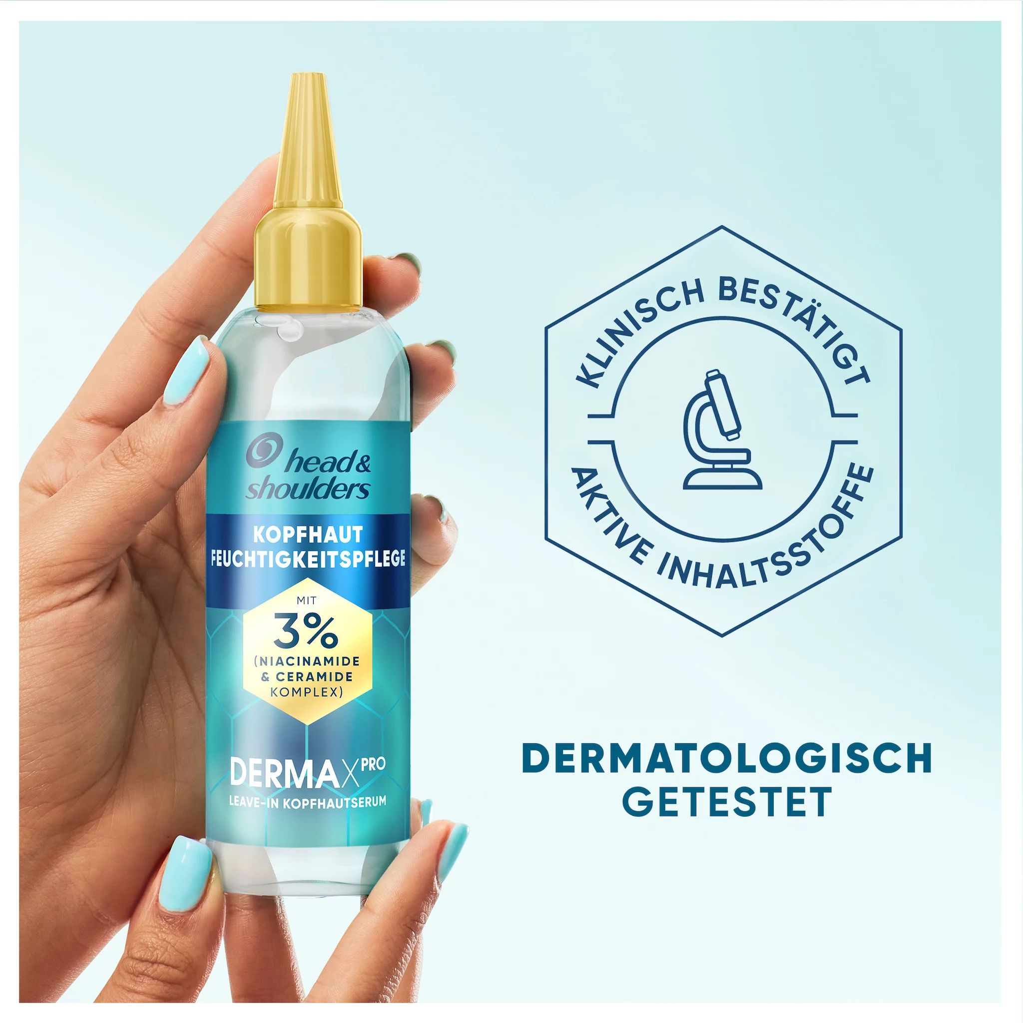 Head & Shoulders Derma x Pro Leave-In Serum Kopfhaut-Feuchtigkeitspflege