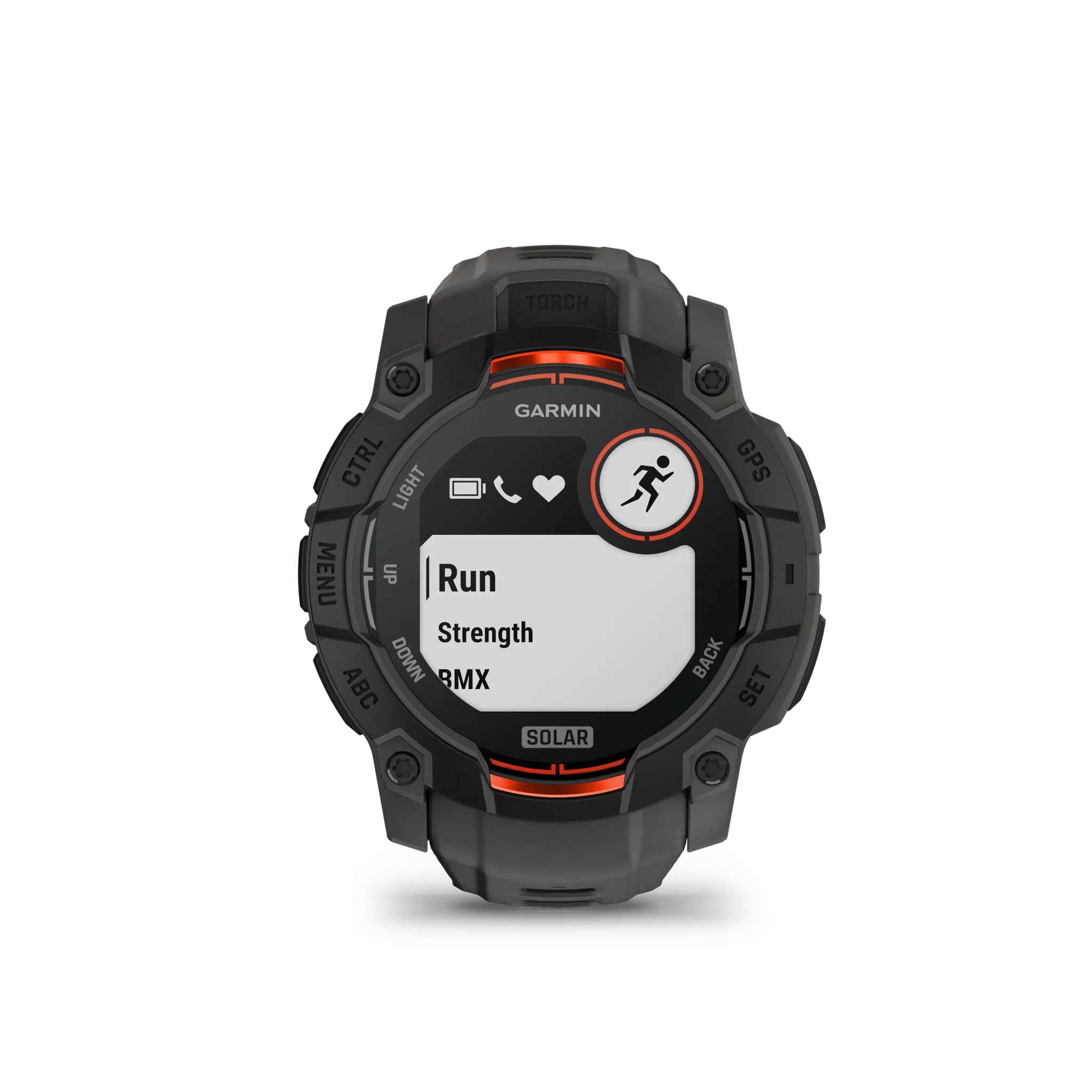 Garmin Instinct 3,50mm,Solar,Black Bezel mit Charcoal Band Open-Box