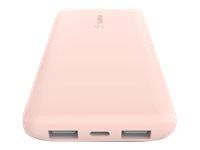 Belkin BoostCharge - Powerbank - 10000 mAh - 18 Watt - 3 Ausgabeanschlussstellen (24 pin USB-C, 2 x USB)