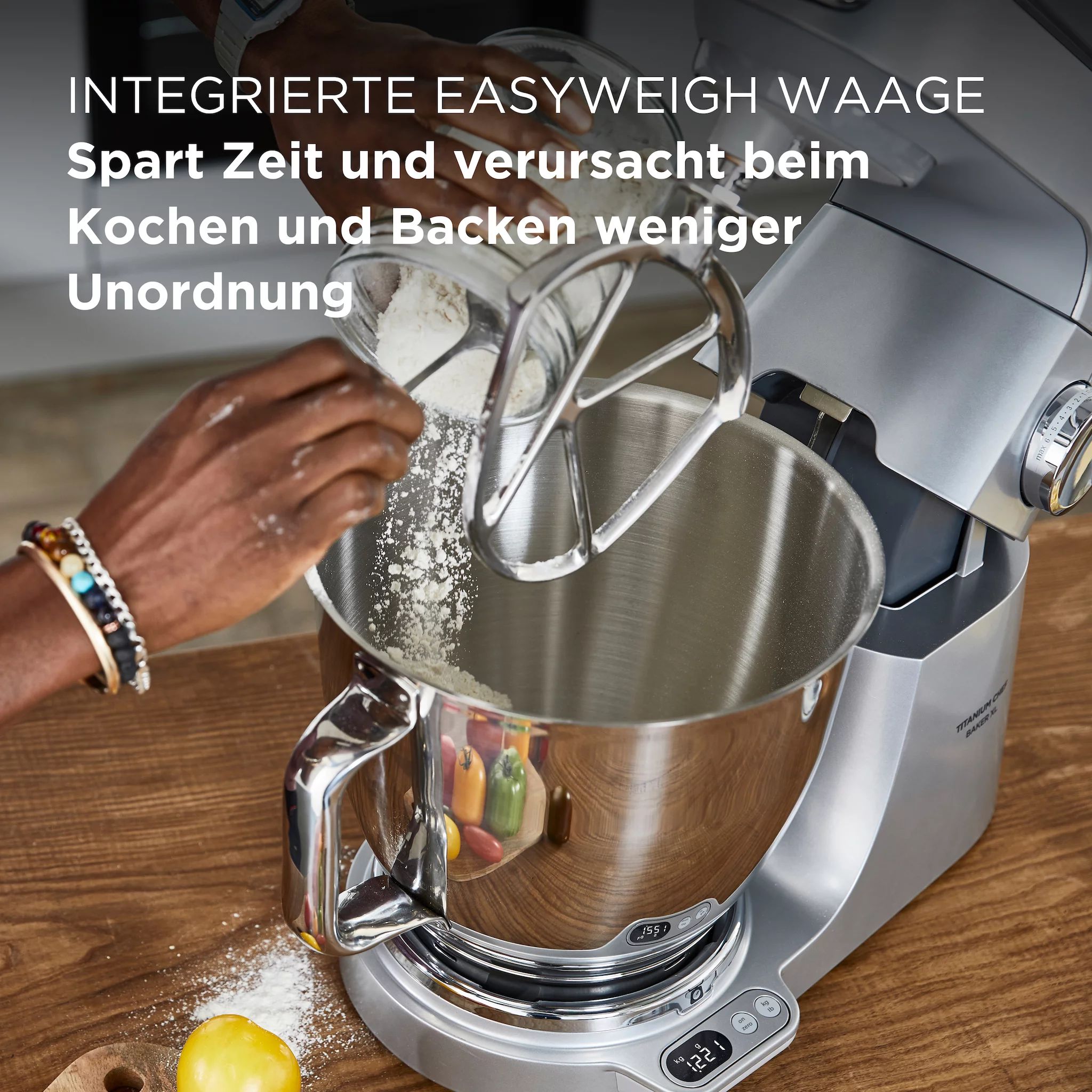 Kenwood Küchenmaschine Titanium Chef Baker XL KVL85.004SI
