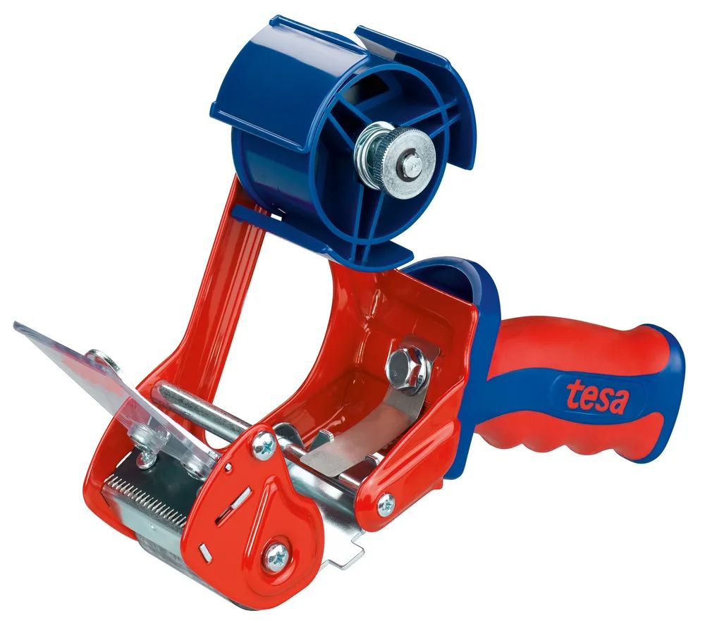 Tesa 6400 - Abroller - Pistolengriff - Rot, Blau