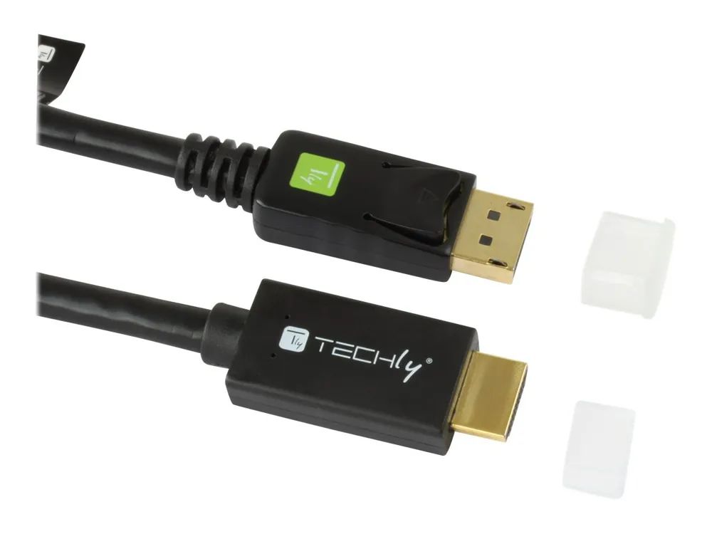 Techly Adapterkabel - DisplayPort männlich zu HDMI männlich