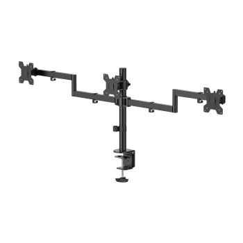 Hama Monitorhalterung, 3 Monitore, höhenverstellbar, schwenk-/neigbar, 13" - 27"