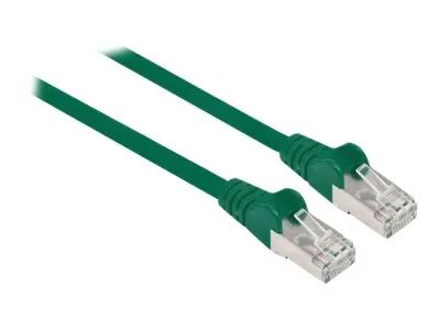 Intellinet Network Patch Cable, Cat6A, 2m, Green, Copper, S/FTP, LSOH / LSZH, PVC, RJ45, Gold Plated Contacts, Snagless, Booted, Lifetime Warranty, Polybag - Patch-Kabel - RJ-45 (M)