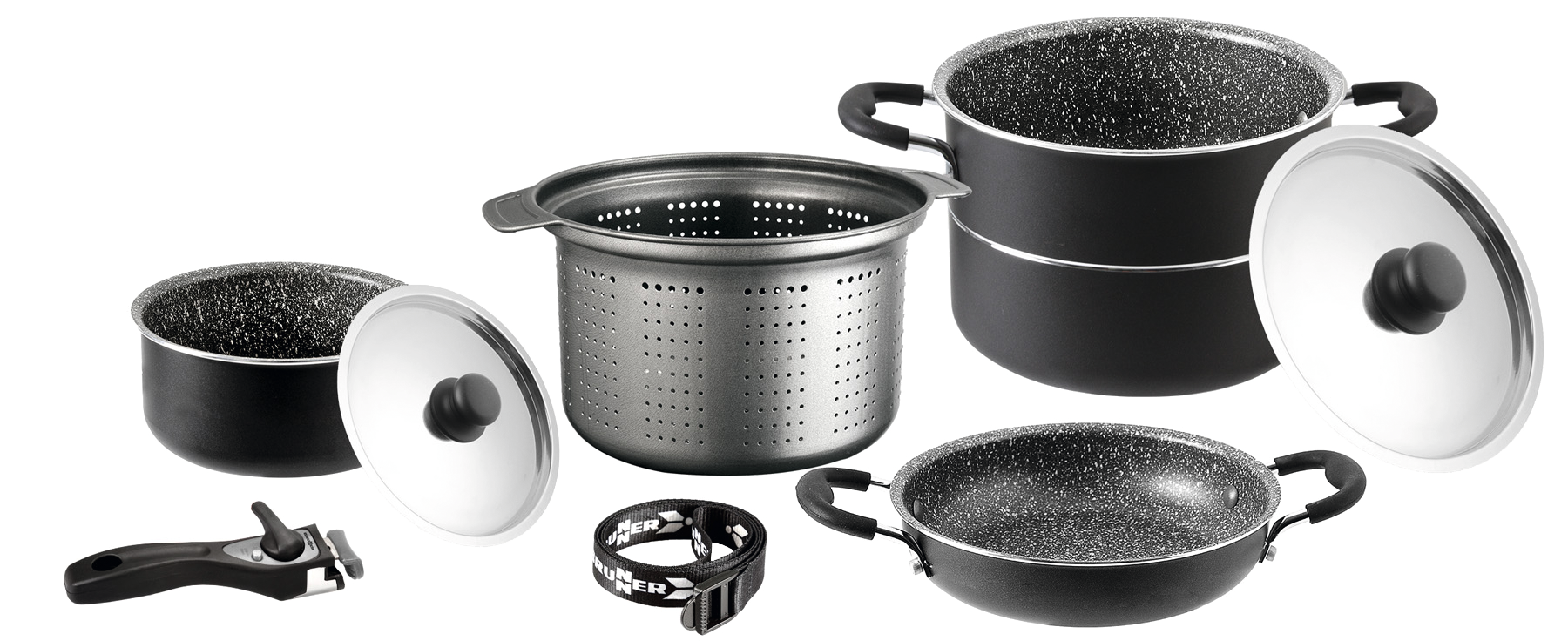 Brunner Topfset PIRATE 7+1 ø 22