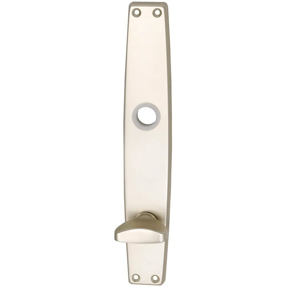 Grundmann Langschild WG 1000 FAVORIT, WC 90, m. Drehknopf, Alu neusilber eloxiert