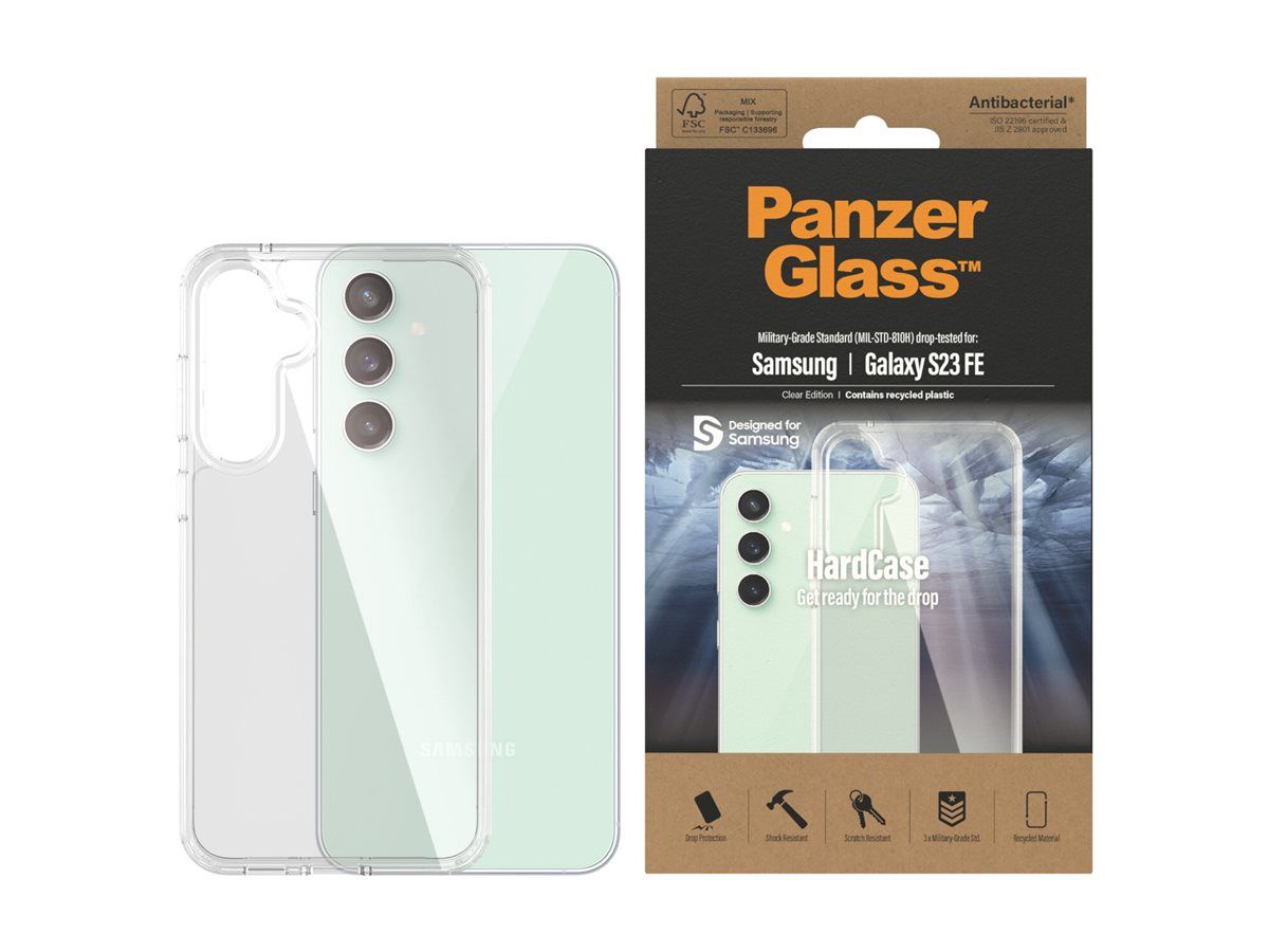 PanzerGlass HardCase - Hintere Abdeckung für Mobiltelefon - 100 % recyceltes thermoplastisches Polyurethan (TPU)