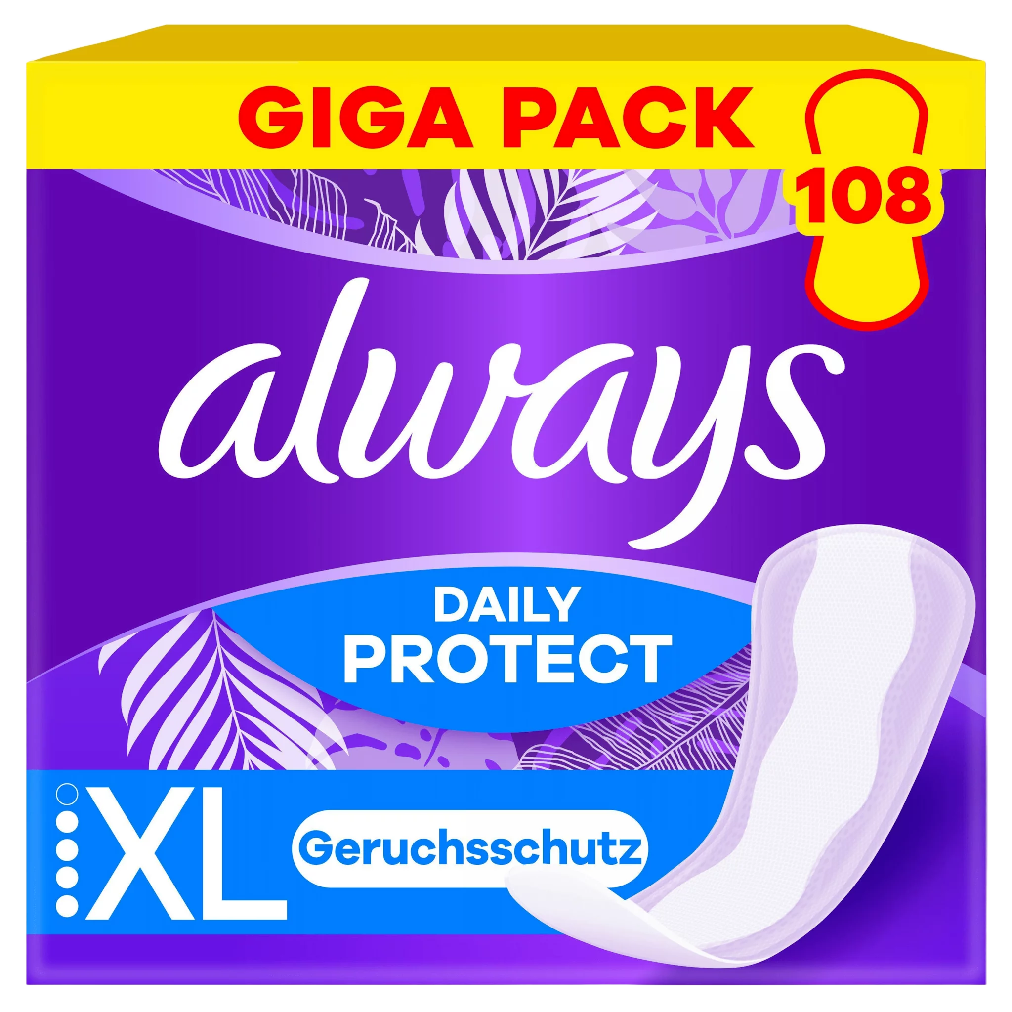 always Slipeinlage Daily Protect Extra Long Duo Giga Pack 108
