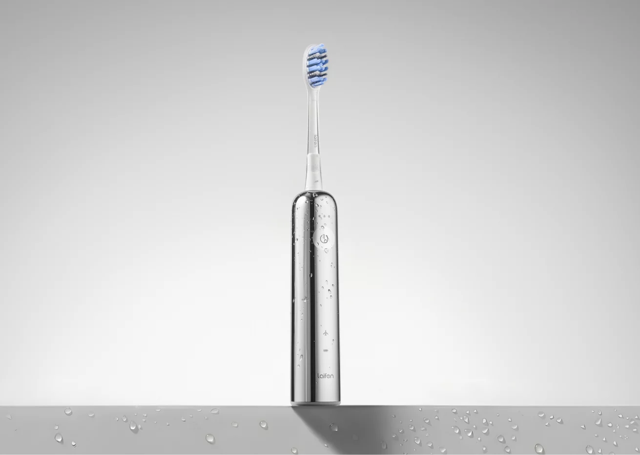 Laifen Wave Pro Electric Toothbrush - Polished Stainless Steel
