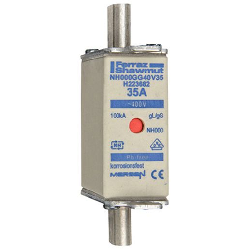 Mersen NH-SICHERUNG 000 6A 400V GG / MERSEN NH000GG40V6 B223676