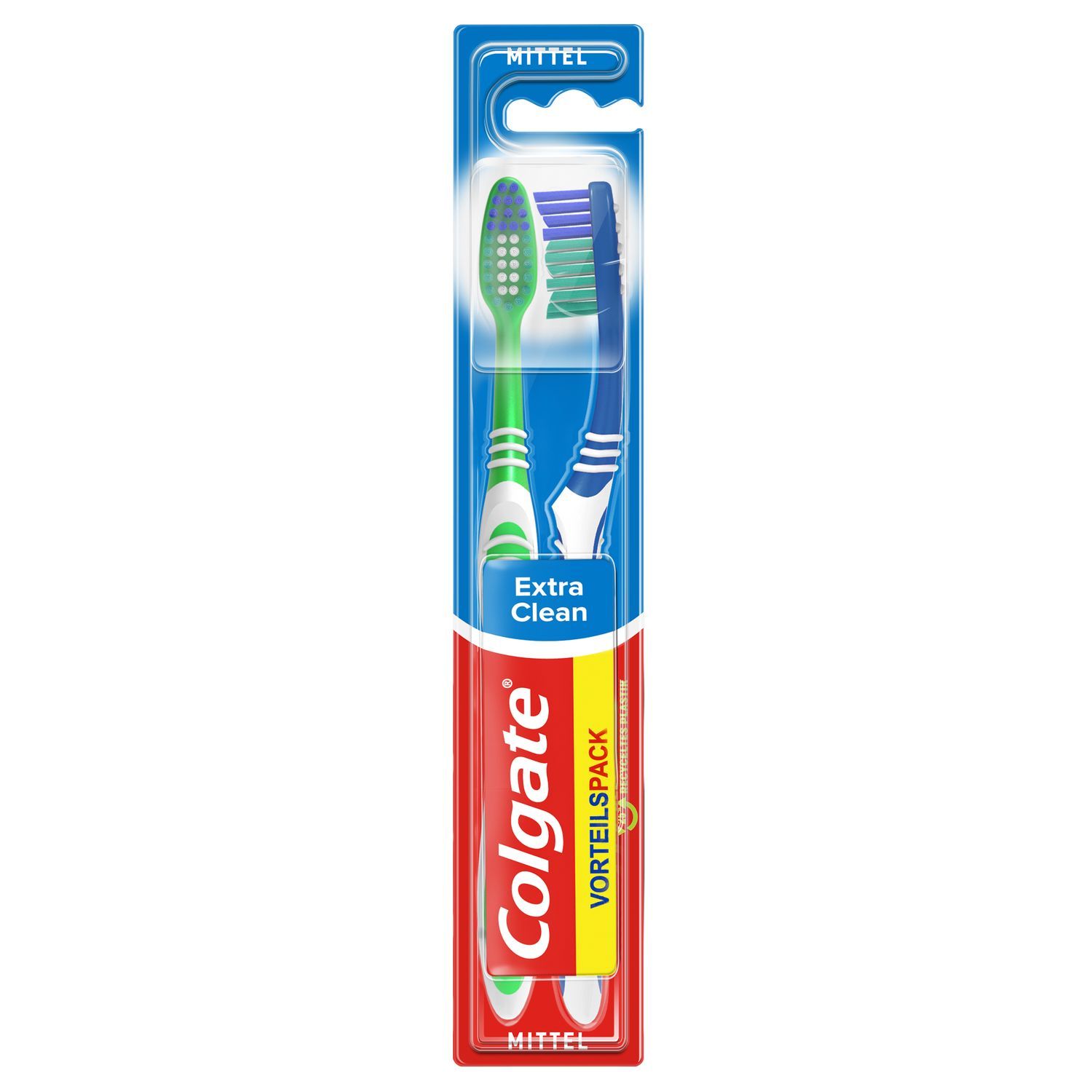 Colgate Extra Clean 1+1 Mittel Zahnbürste