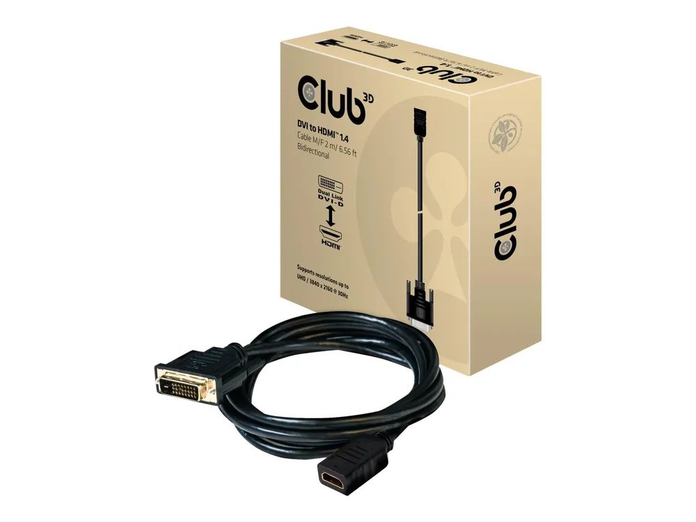 Club 3D CAC-1211 - Adapterkabel - Dual Link - DVI-D männlich zu HDMI weiblich