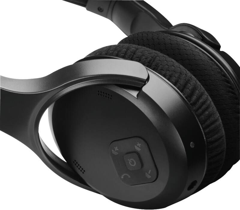 Hama Fernseh-Kopfhörer, Over-Ear, 2,4 GHz-Dongle + Bluetooth®, Lautstärkeregler