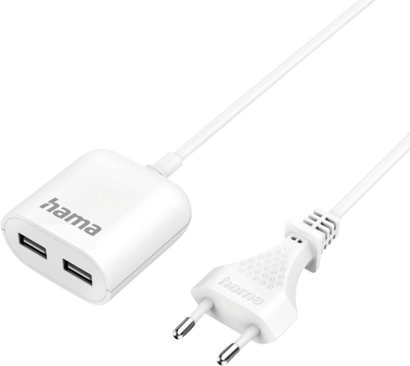 Hama Netzteil 223203 USB-A NETZTEIL M.KABEL/2F/12W