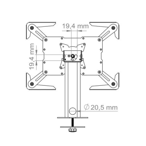 Hagor HA Flex-Lock Tabletstand