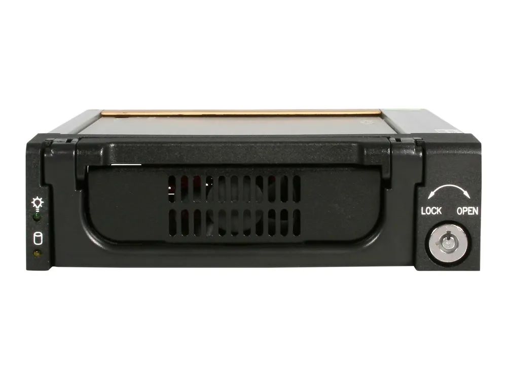 StarTech.com Wechselrahmen 5,25 Zoll - Mobiles Festplatten Hot Swap Speicher Rack für 3,5 (8,9cm)