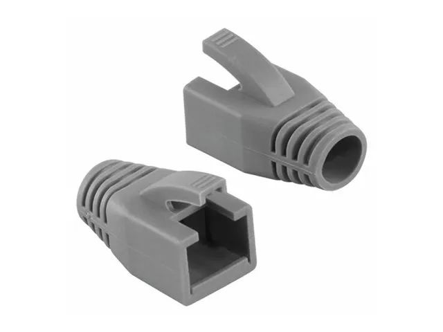 MicroConnect Strain Relief Boot Cat7 cables upto Grey 50pcs - Kabel