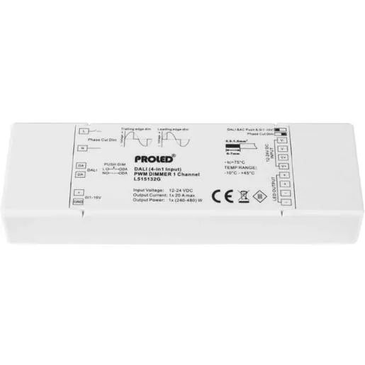 Proled DALI PWM DIMMER 1-KANAL 2G / PROLED DALI PWM DIMM 1KANAL L515132G