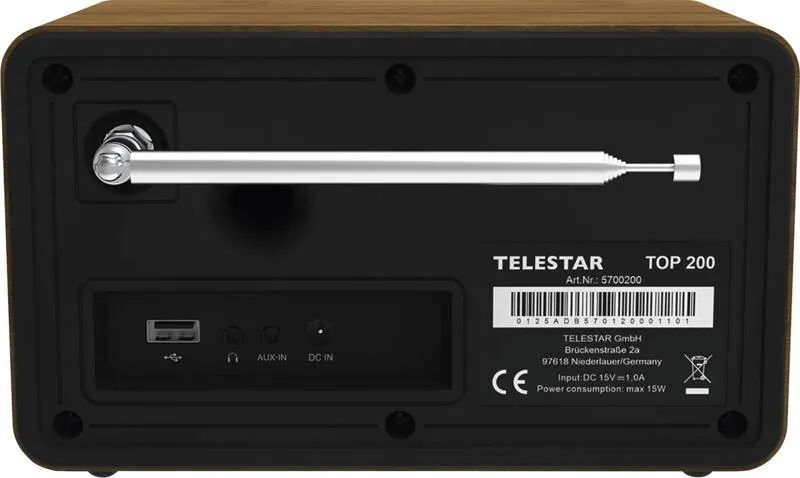 Telestar TOP 200 Holz Multifunktionsradios Stationäre Radios