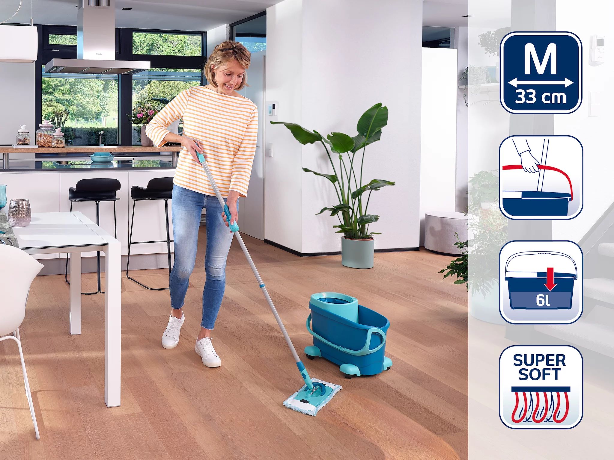 Leifheit Set Clean Twist M Ergo mobile