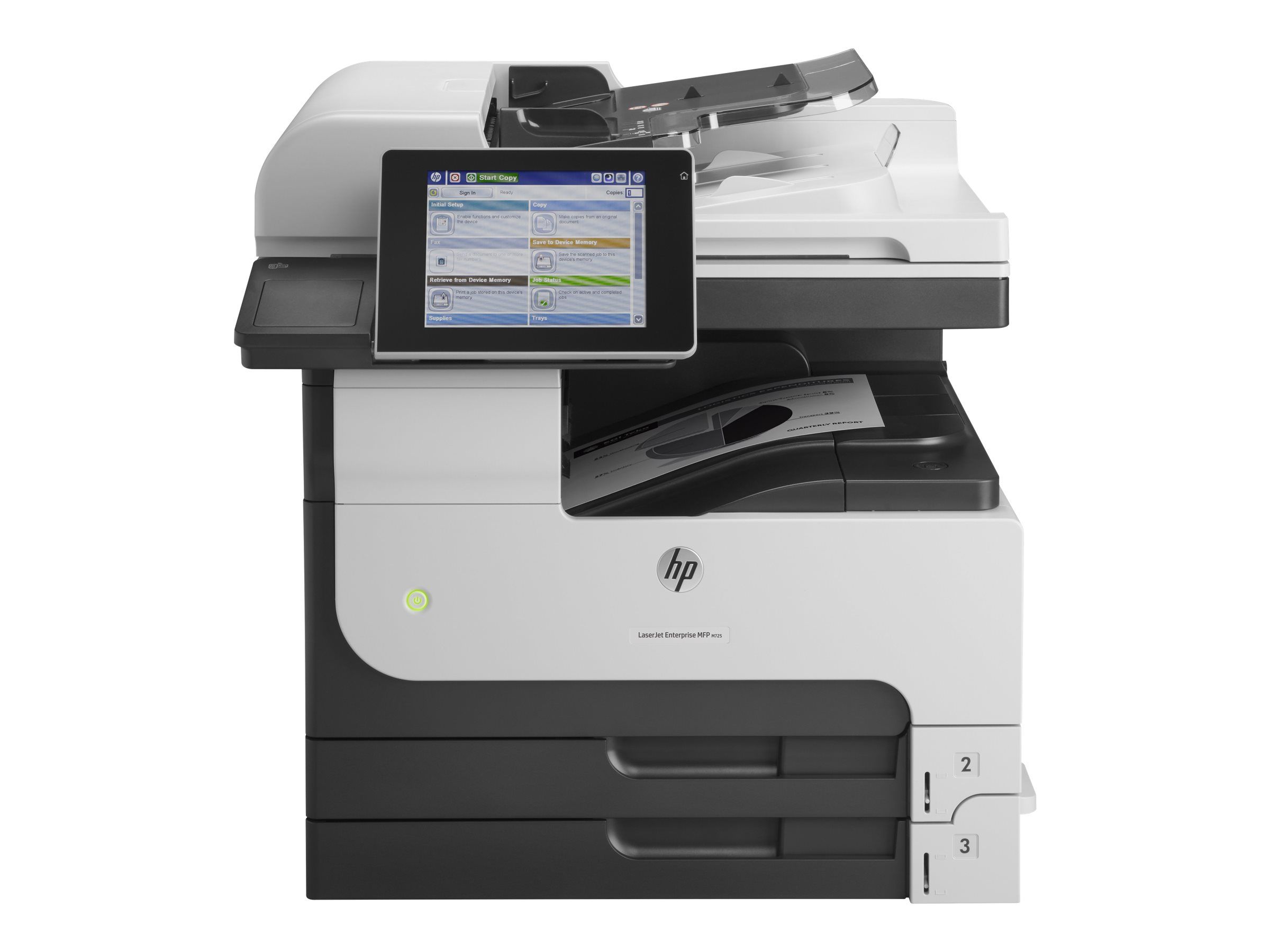 HP LaserJet Enterprise MFP M725dn - Multifunktionsdrucker - s/w - Laser - A3 (297 x 420 mm)