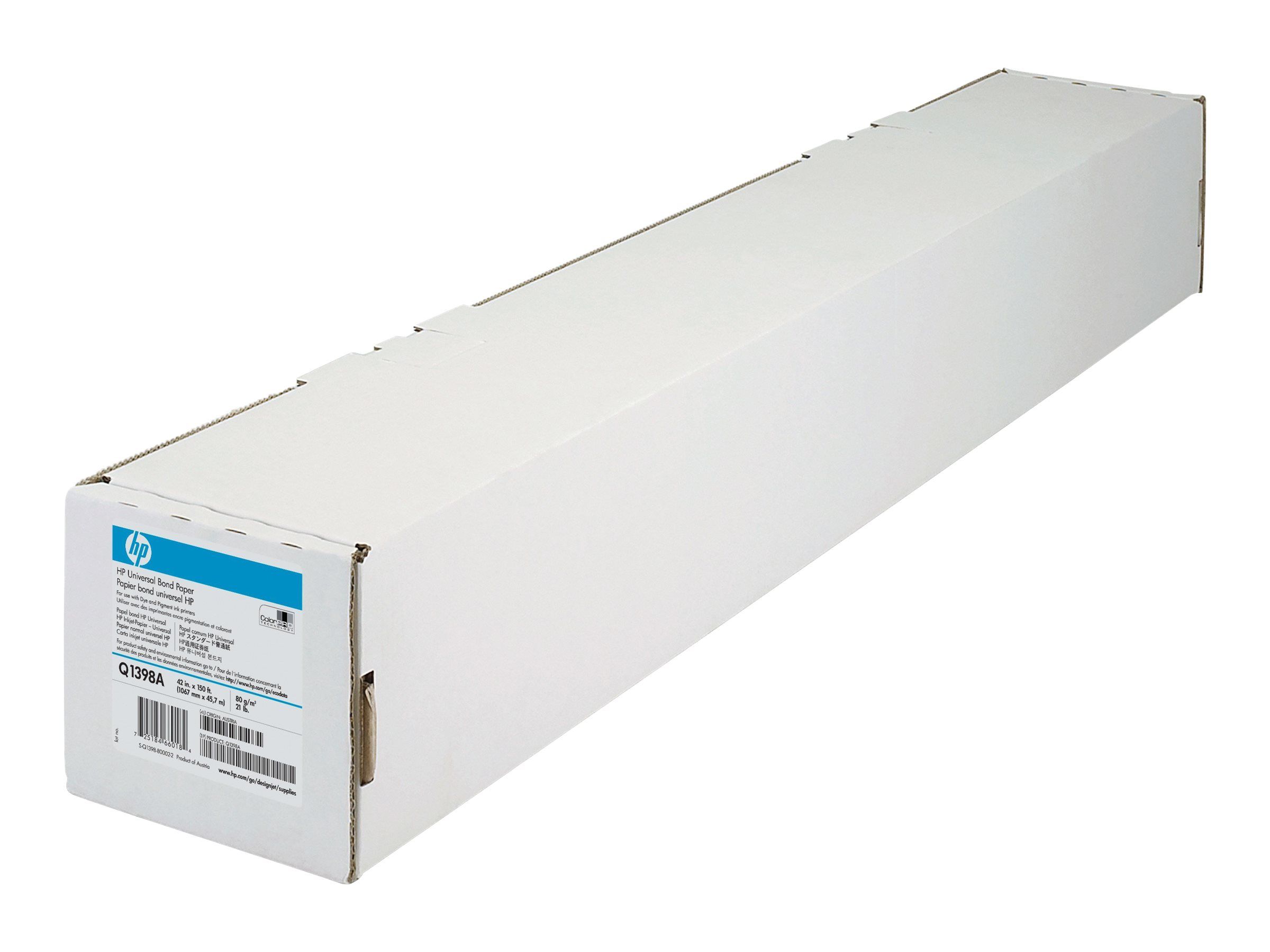 HP Rolle (106,7 cm x 45,7 m) - 80 g/m² - Bondpapier