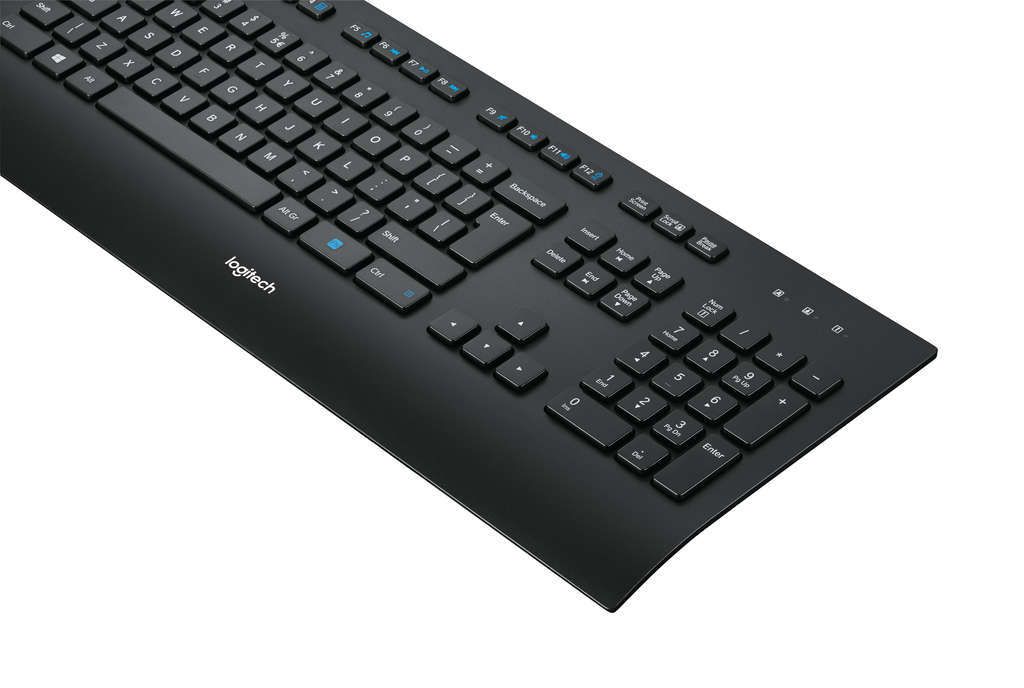Logitech K280e - Tastatur - USB - Deutsch - Schwarz